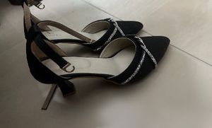 Sparkly Black Heels