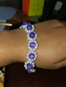 Handmade Pearl Beaded Bracelet