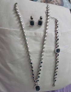 Blue crystal SS Jewelry Set