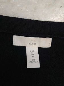 H&amp;M Black V-Neck Cardigan