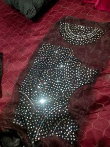 Mirror Work Saree