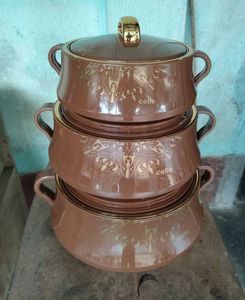 Elegant Brown Serving Bowls Set