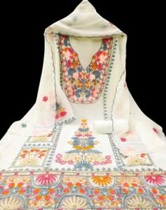 Embroidered Kurta Set with Dupatta