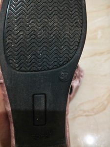 Pink Velvet Mary Jane Flats