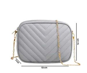 grey sling Bag