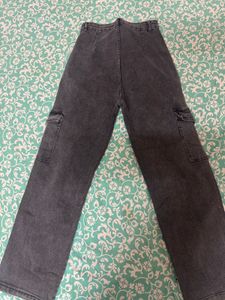 Stylish Grey Cargo Pants