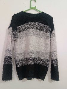 Cozy Striped Knit Sweater