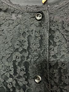 Elegant Black Lace Top for L and Xl