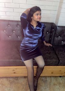 Elegant Blue Velvet Mini Dress