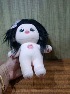 Cute Plush Doll with Big Hair