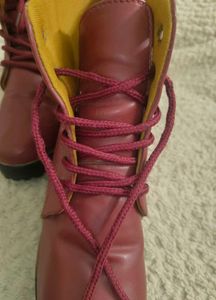 Red Ankle Boots