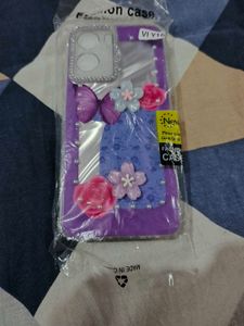 Purple Butterfly Phone Case VI Y16 & VIVO T2X