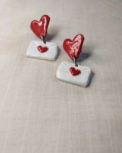 Cute Love Letter Earrings