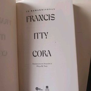 Francis Itty Cora by TD Ramakrishnan