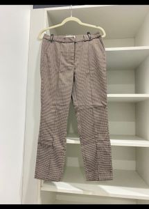 Mango Houndstooth Fit Trousers