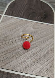 Unique Red Circle Ring