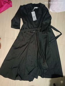 Chic Black Maxi Dress with Belt