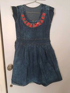 Denim dress