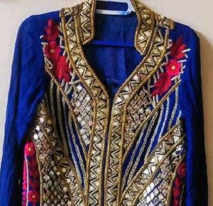 Designer  embellished kurthi