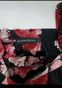 Elegant Floral Print Kurta