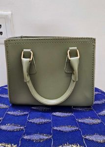 Chic Olive Green Bow Handbag