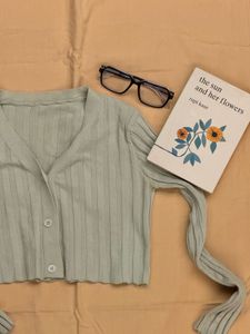 Cute Cropped Cardigan Top