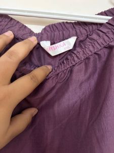 Purple Spaghetti Strap Midi Dress