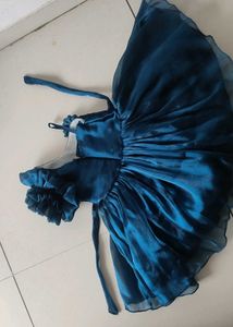 Blue baby frock