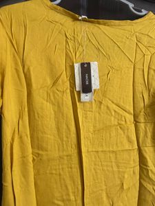 Yellow Kurta with Sequins