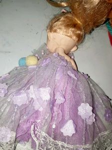 Doll with Dress &amp; Hairband pack of combo 2
