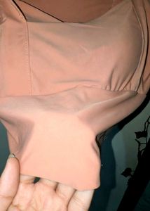 Coral Square Neck Padded Tank Top