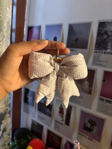 bow keychain charm for your bag