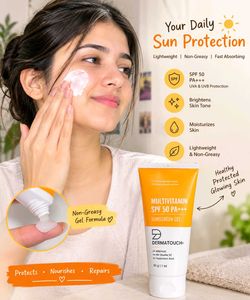 Dermatouch Multivitamin Sunscreen Gel SPF 50 PA+++