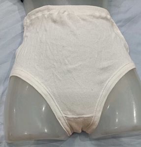 😍 Comfortable White Ribbed Briefs