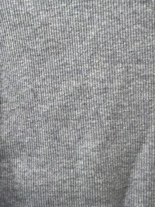 Grey Long Sleeve Cropped Henley Top