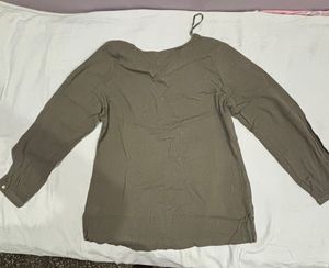 Stylish Women's Long Sleeve Tunic Top