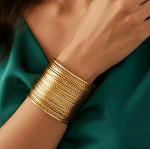 Trendy Cuff Multilayered Bracelet
