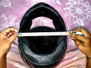 Glossy Black Motorcycle Helmet
