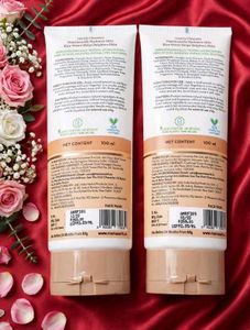 Pack of 2 Mamaearth Rice Dewy Bright Face Wash Wit