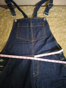 y2k streetwear dark washed denim jumpsuit