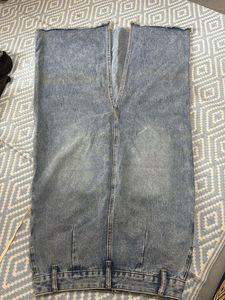 Long Denim Skirt