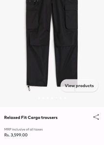 H&amp;m Cargo Trousers Relaxed Fit