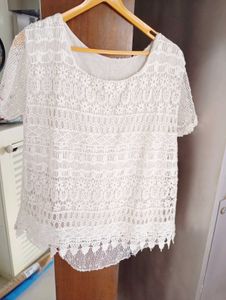 White Lace crochet Top