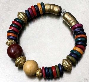 Boho Multicolor Beaded Stretch Bracelet