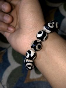 Chunky Black Stone Bracelet