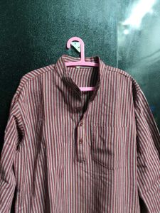 Striped Cotton Kurta