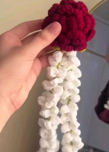 Handmade Crochet Rose Gajra 🌹🌹🌹
