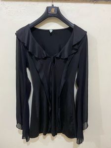 Elegant Black Ruffle dress