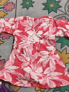 new Chikankari Floral Print Kurta plazo ,800sizes