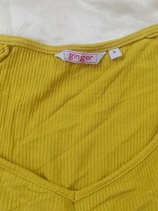 Mustard Y2K Top